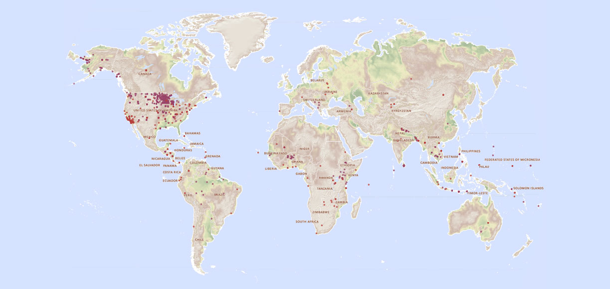 spacer background image map