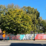 Banners in a North Minneapolis neighborhood